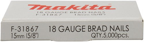 Accessoires Makita brad 15mm - f-31867 - f-31867