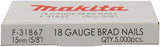 Accessoires Makita brad 15mm - f-31867 - f-31867