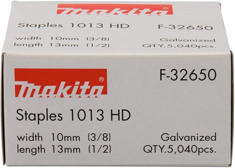 Accessoires Makita non galvanisés en 13 mm. 1013hd-f-32650