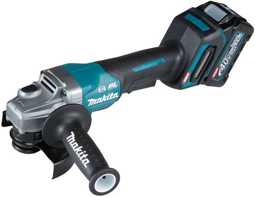Meuleuse d'angle sur batterie Makita 125mm xgt 40v max 4.0ah