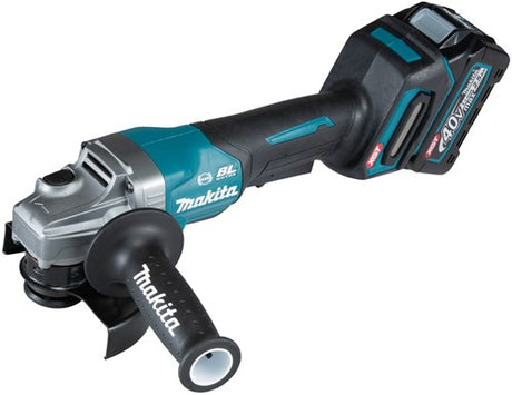 Meuleuse d'angle sur batterie Makita 125mm xgt 40v max 4.0ah