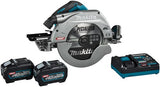 Makita hs011gt201 | 40 V maximum | scie circulaire | 270 mm | 5,0 Ah (2 pcs), chargeur rapide en boîte - hs011gt201