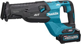 Makita jr002gm201 | 40 V maximum | scie alternative sans fil | Batterie 4,0 Ah (2 pièces) | chargeur rapide | dans un coffret en plastique jr002gm201