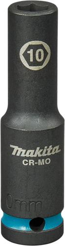 Douille à chocs Imp Makita loi noire, 1 2 10 mm de long - e-16411