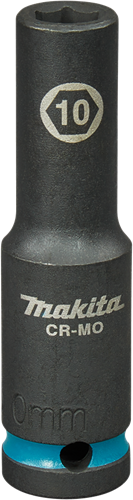 Douille à chocs Imp Makita loi noire, 1 2 10 mm de long - e-16411