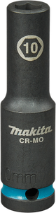 Douille à chocs Imp Makita loi noire, 1 2 10 mm de long - e-16411