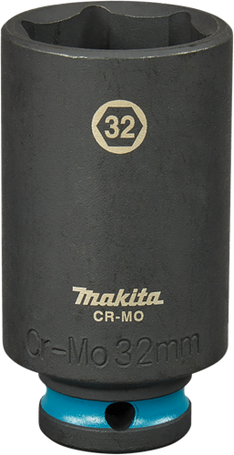 Makita e-16558 douille à chocs noire 1 2 longue | 32mm