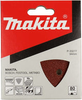 Makita accessoires feuille abrasive 3-k k80 rouge v. - p-33277
