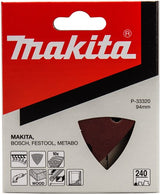 Makita accessoires feuille abrasive 3-k k240 rouge v. - p-33320