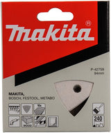 Makita accessoires feuille abrasive 3-k k240 blanc v. - p-42759