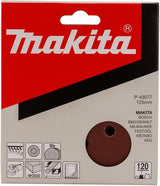 Accessoires Makita Disque abrasif Makita P-43577 rouge v. 125mm. k120 vé=10