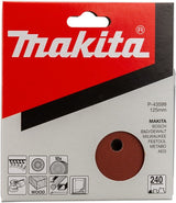 Makita accessoires disque de ponçage k240 125 rouge v. - p-43599