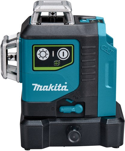 Makita sk700gdx | 12 v max | kruislijn laser groen | 3x 360° | set | 1x 4,0 ah accu - sk700gdx