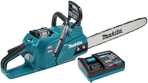 Makita uc013gt101 | Tronçonneuse xgt 40 v max 45 cm | Batterie 5,0 Ah (1 pièce) | chargeur rapide | dans la boîte uc013gt101