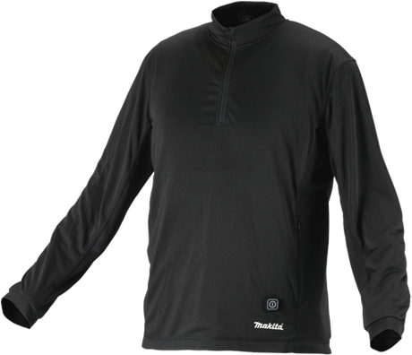 Maillot de corps chauffant avec fermeture éclair Makita l - dcx201bl