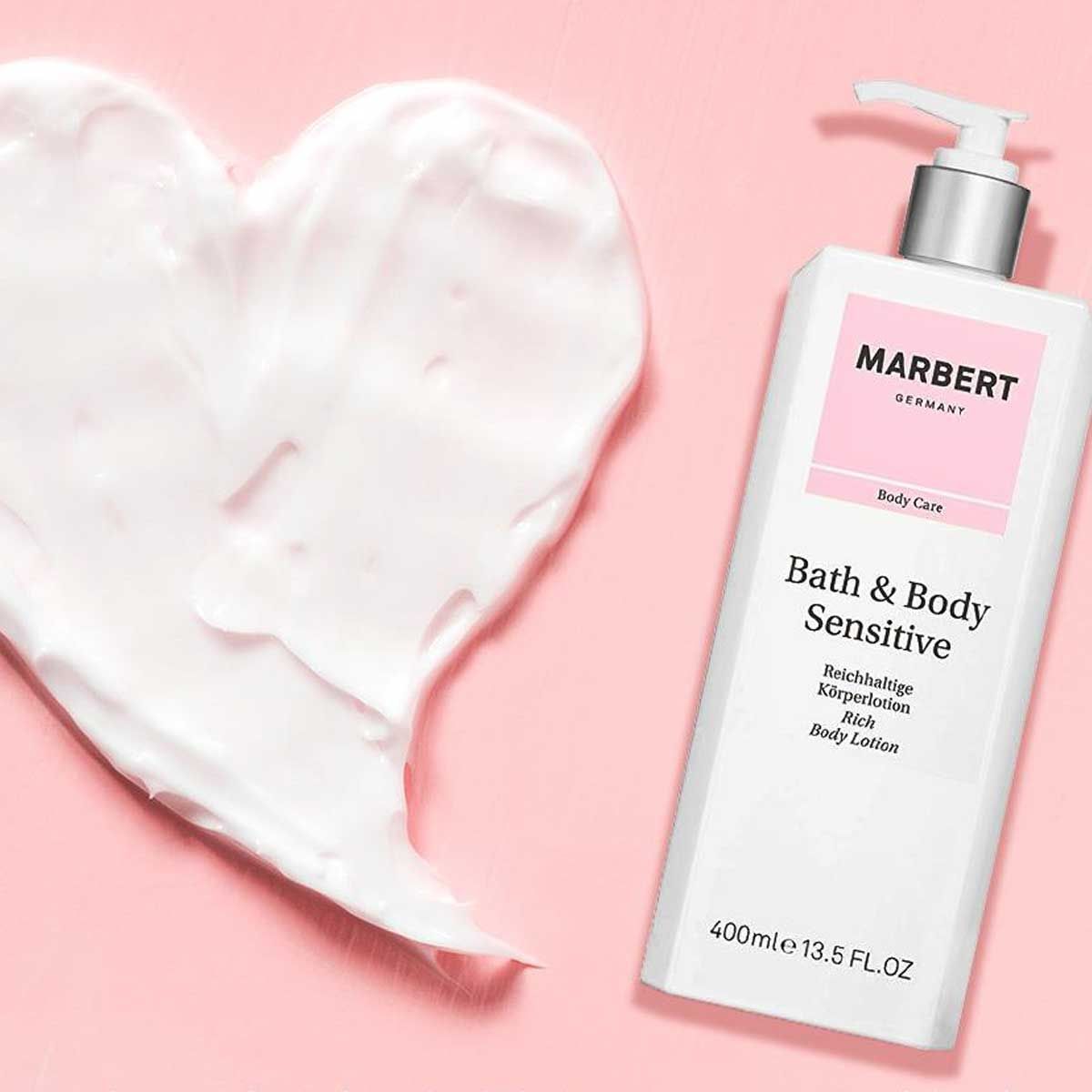 Marbert femme bain corps sensible lotion pour le corps 400ml dames
