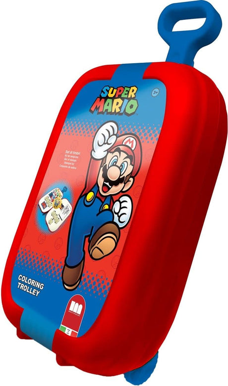 Brand unit multiprint - set de dessins trolley super mario : 63 pièces