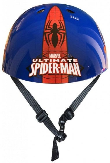 Marvel Spider-Man Skate Helmet Blå rød størrelse 54 60 cm