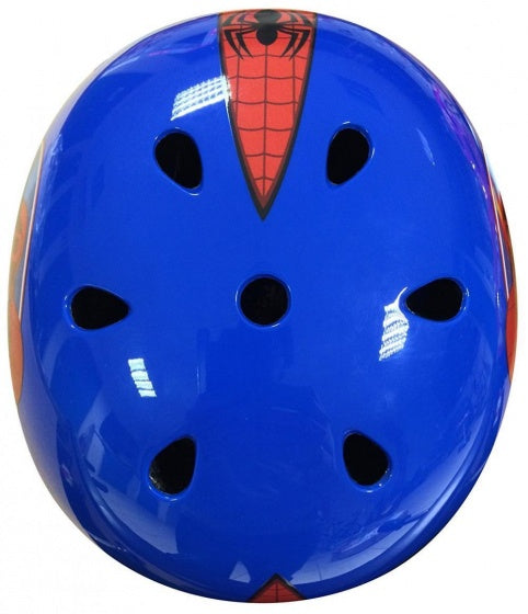 Marvel Spider-Man Skate Helmet Blå rød størrelse 54 60 cm