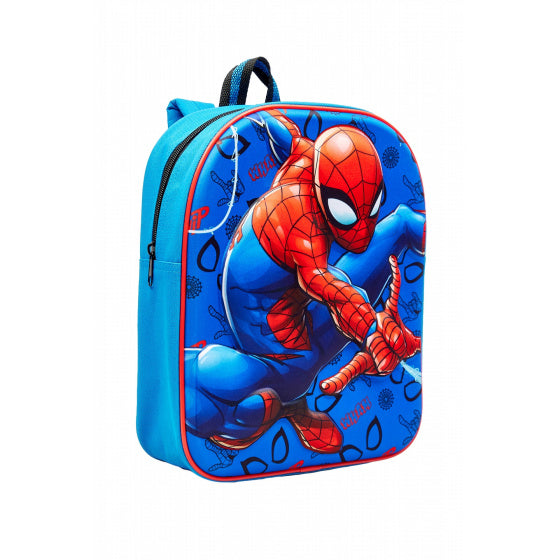 Marvel Spider-Man 3D sac à dos 30 x 25 garçons bleu