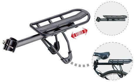 Massload AchterDrager sur le poteau de selle QR T M 34 mm