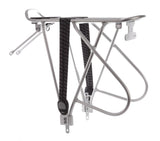 Carrier à bagages 26-28 pouces en aluminium argent
