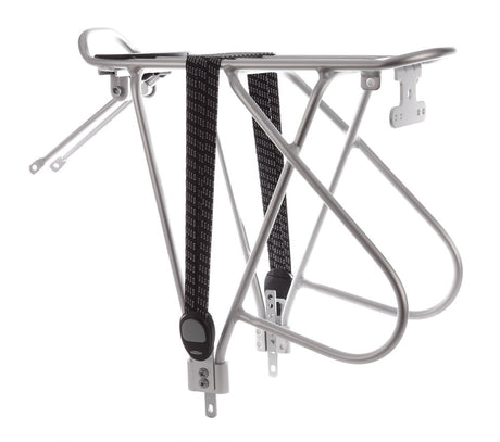 Carrier à bagages 26-28 pouces en aluminium argent