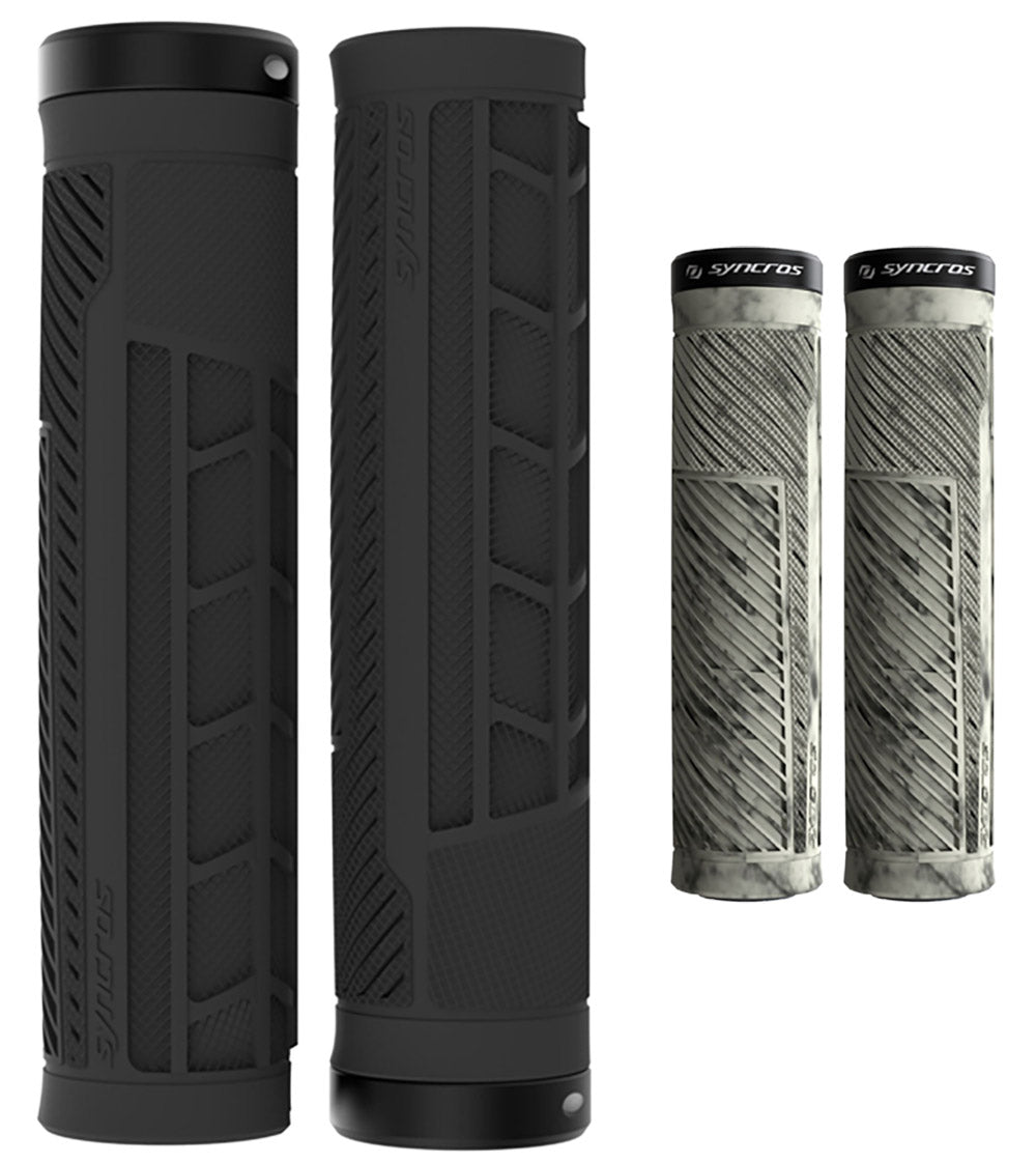 Syncros am lock-on grips s | marble gobi beige black