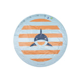 Requin tropical | tapis de jeu aquatique multicolore ø 150 cm