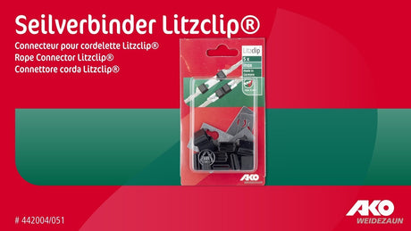 Ako products connecteur de cordon clip litz acier inoxydable 6mm 5 pièces