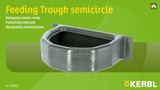 Abi bol alimentaire plastique demi-rond 25l