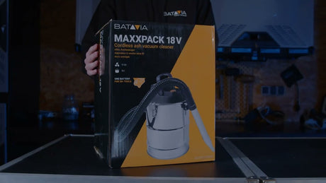 Corps d'aspirateur à cendres avec batterie Batavia maxxpack 18v