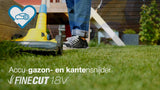 Tondeuse à gazon compacte Gloria finecut 18v