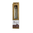 Bougies à flamme magique bougie de dîner LED goutte à goutte 20cm blanc lot de 2