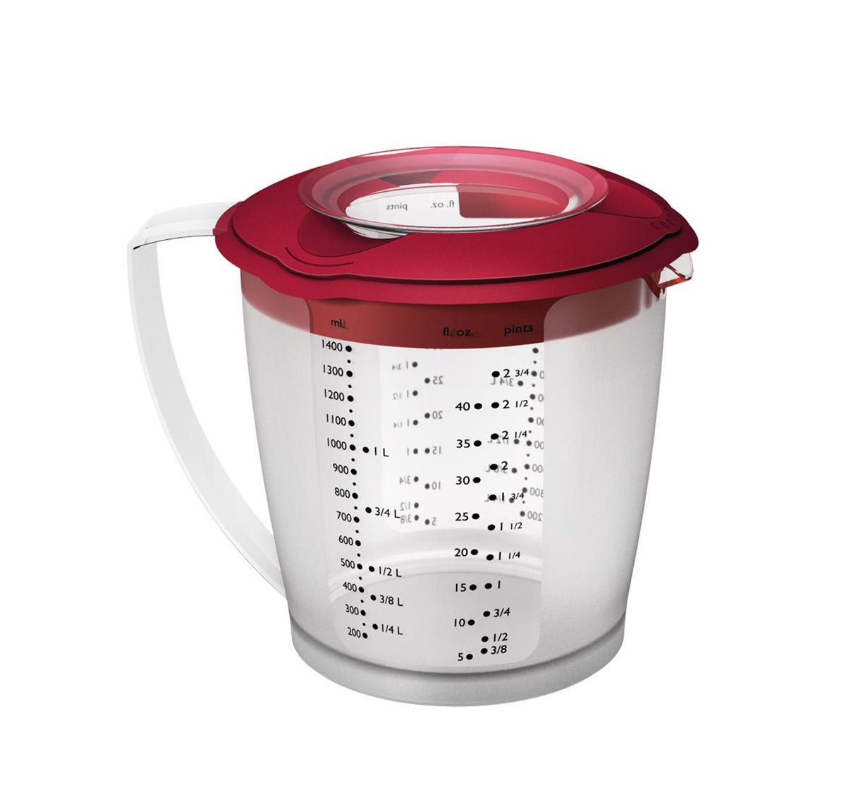 Westmark measuring cup with lid 1.4 liter | 2 pièces