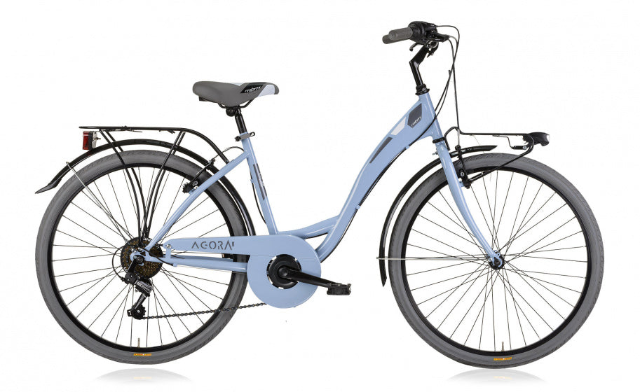 MBM AGORA 26 pouces 43 cm dames 6V V-freins bleu clair