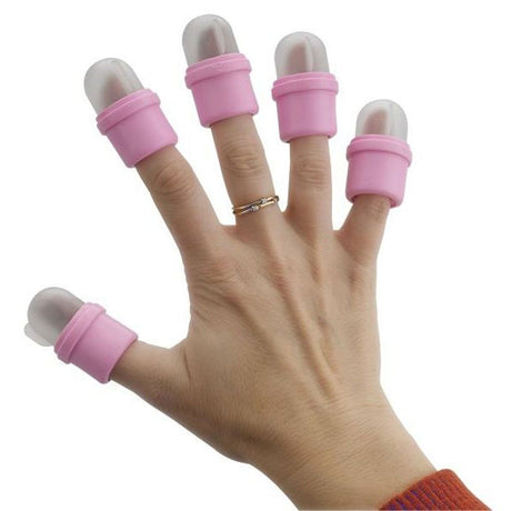 Sibel dissolvant pour ongles tremper les dés à coudre rose 10 pcs.
