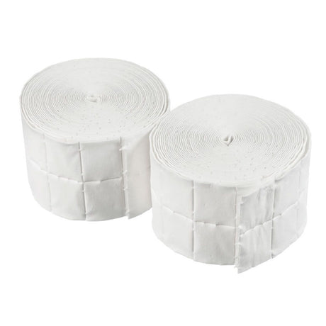 Lingettes pour manucure Voornails en rouleau de 2x500 pièces non pelucheuses.