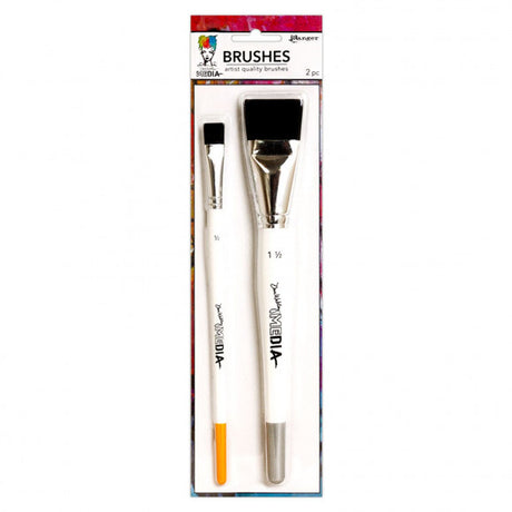 Ranger Ink Ranger • Ensemble de pinceaux à poils Dina Wakley 2 pièces