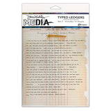 Ranger Ink Ranger • Grand livre dactylographié sur support Dina Wakley, lot de 2, 12 feuilles