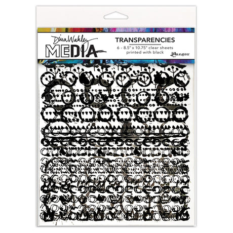 Ranger Ink Ranger • jeu de motifs de transparents multimédias Dina Wakley, ensemble 2