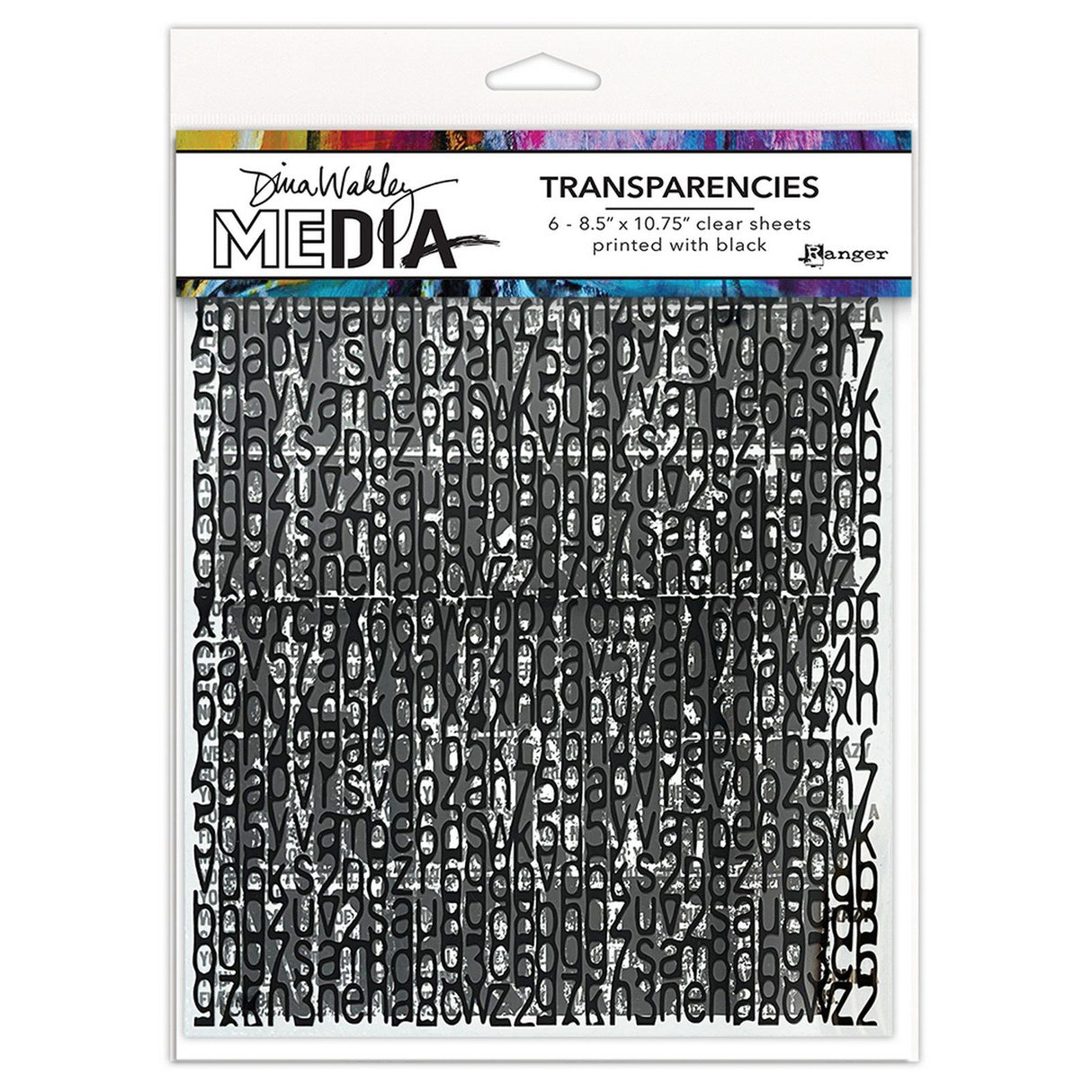 Ranger ink ranger • jeu de typographie de transparents multimédia 2