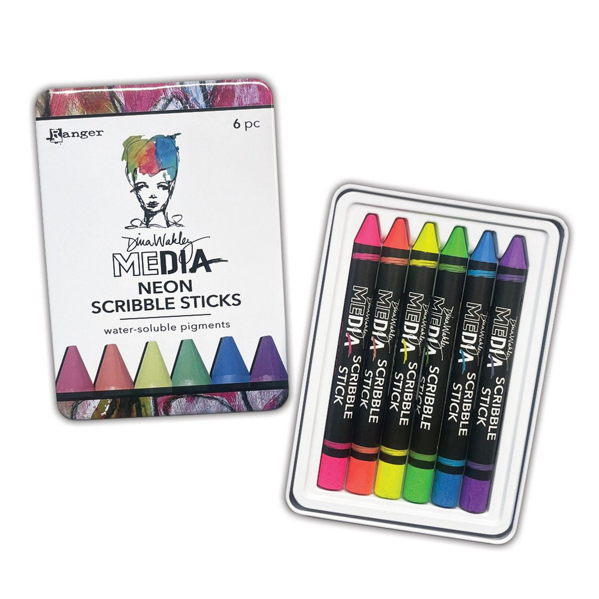 Ranger Ink Ranger • Bâtons de gribouillage multimédia Dina Wakley