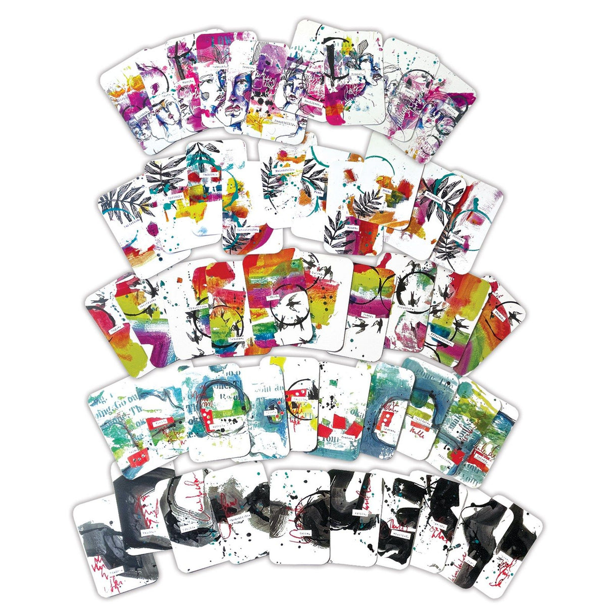 Ranger Ink Ranger • Cartes d'art médiatique Dina Wakley 50 pièces