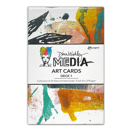 Ranger Ink Ranger • Cartes d'art médiatique Dina Wakley 50 pièces
