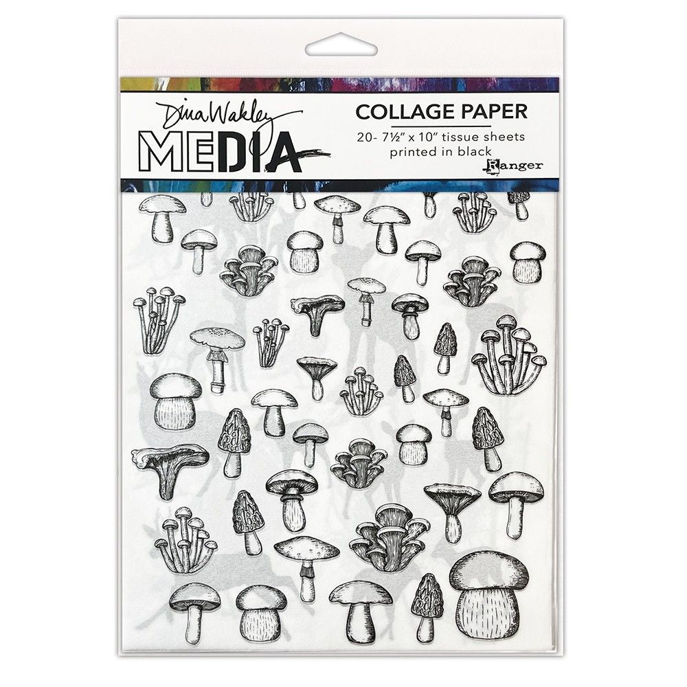 Ranger Ink Ranger • Papier de collage multimédia Dina Wakley la forêt
