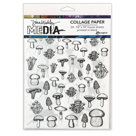Ranger Ink Ranger • Papier de collage multimédia Dina Wakley la forêt