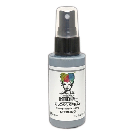 Ranger Ink Ranger • Dina Wakley Media Gloss Spray Sterling