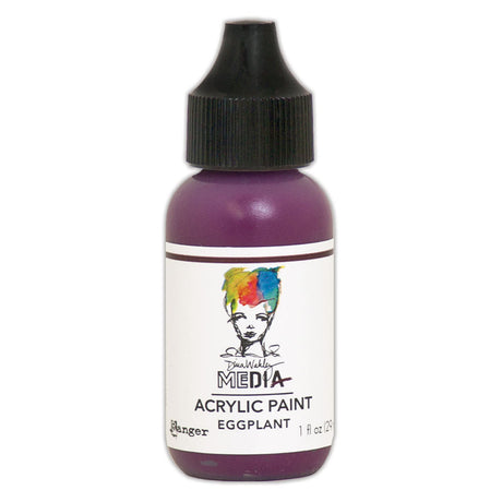 Ranger Ink Ranger • Dina Wakley Media Peinture acrylique lourde aubergine