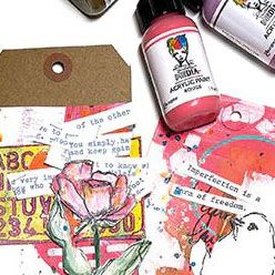 Ranger Ink Ranger • Dina Wakley Media Peinture Acrylique Corps Lourd Blush 29 ml